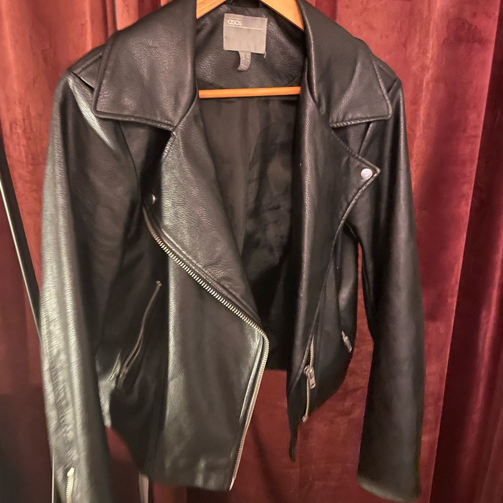 ASOS Classic Black Leather Jacket